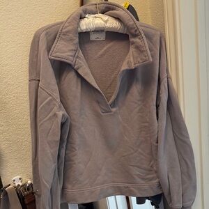 Abercrombie & Fitch Cream and Gray Soft Collection